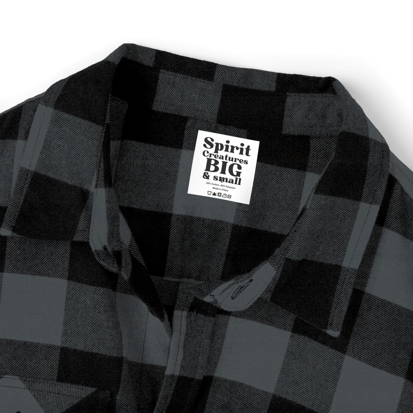 “What’s Your Spirit Creature” Flannel Shirt