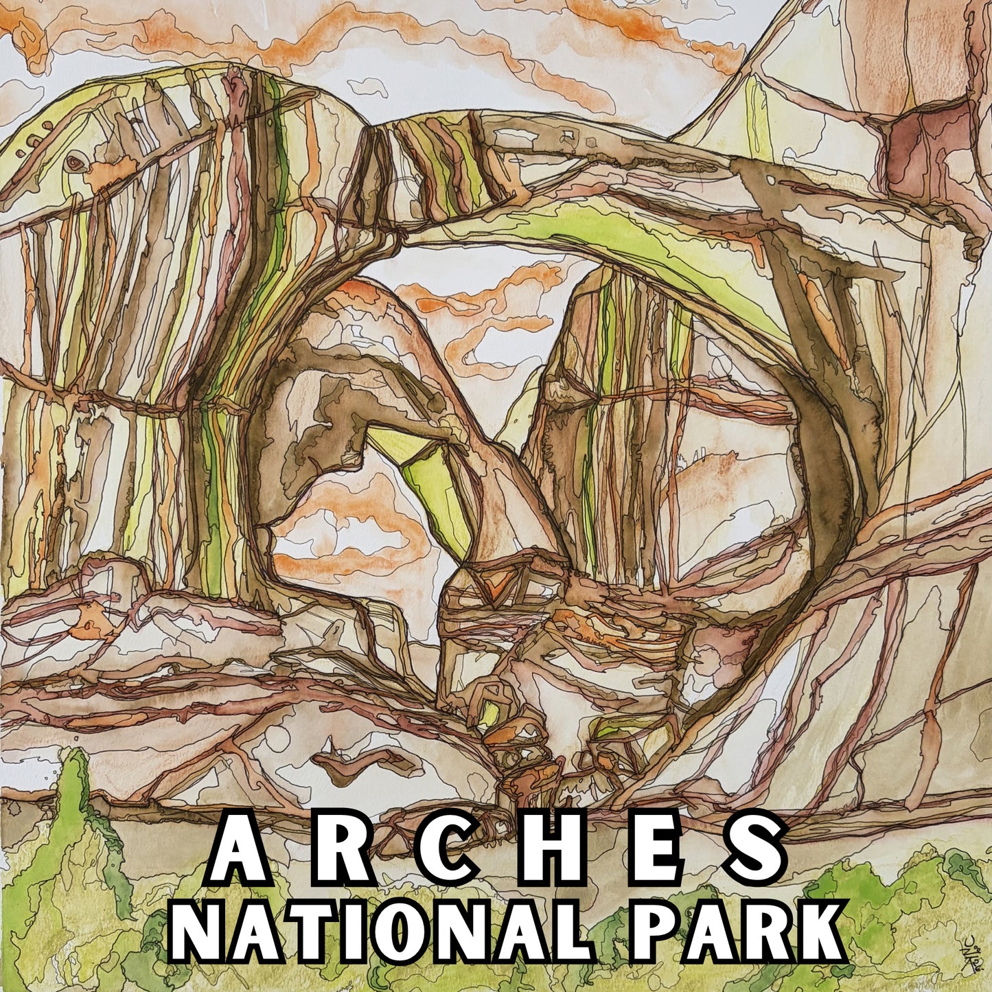 4x4 NATIONAL Parks/Monuments STICKERS