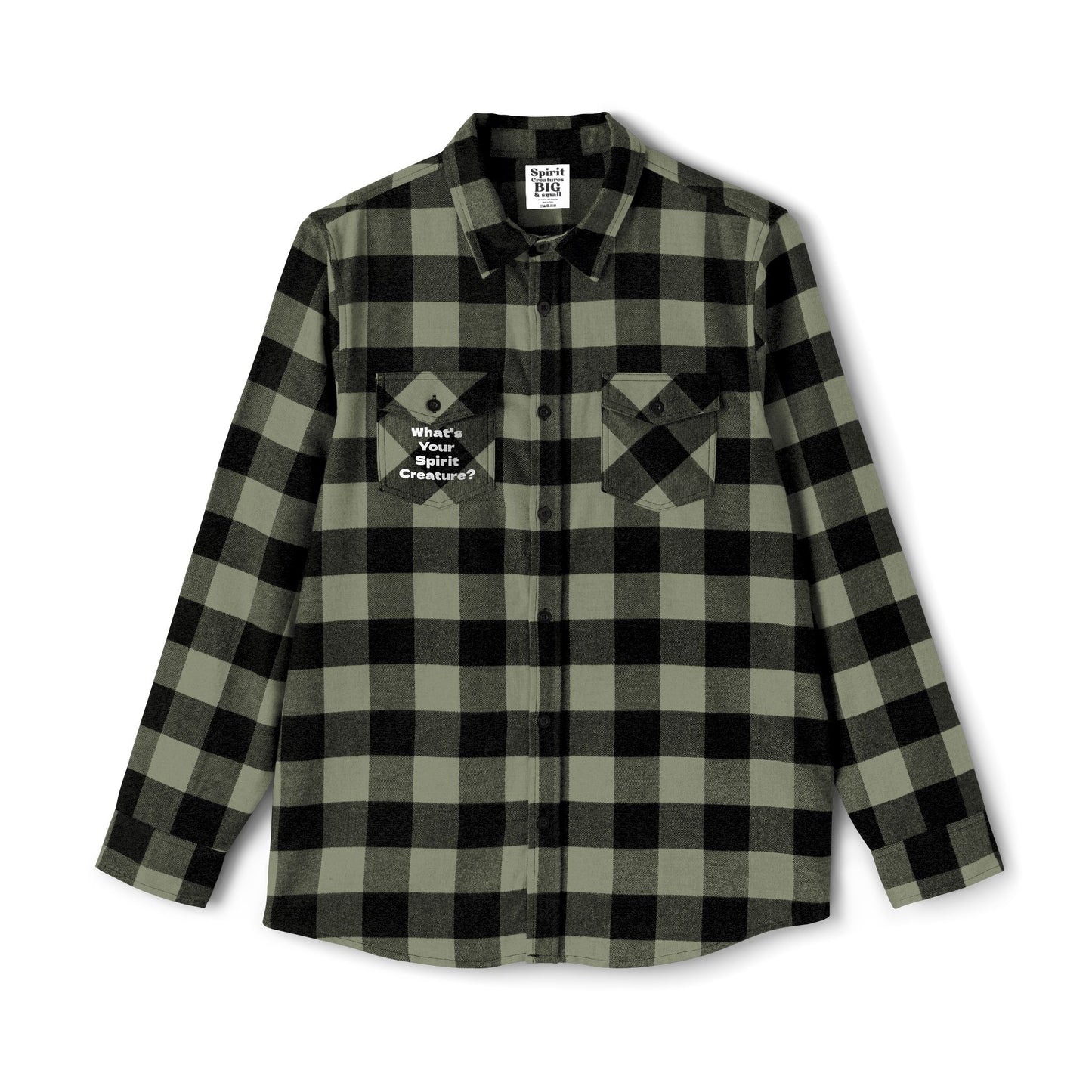 “What’s Your Spirit Creature” Flannel Shirt