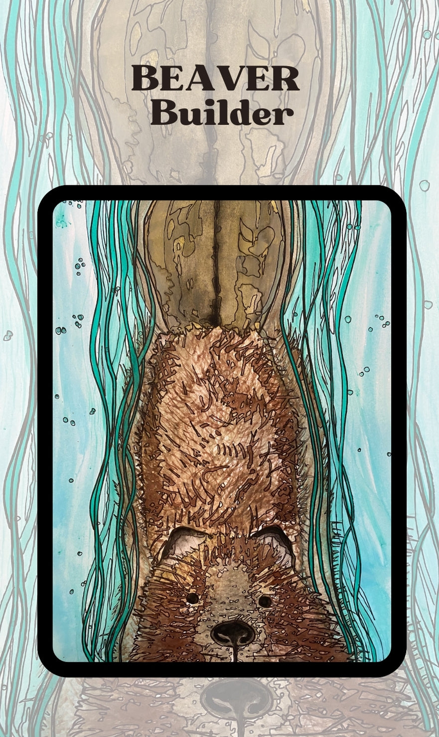 Spirit Creatures BIG & small Medicine Cards CANVAS BOOKMARKS