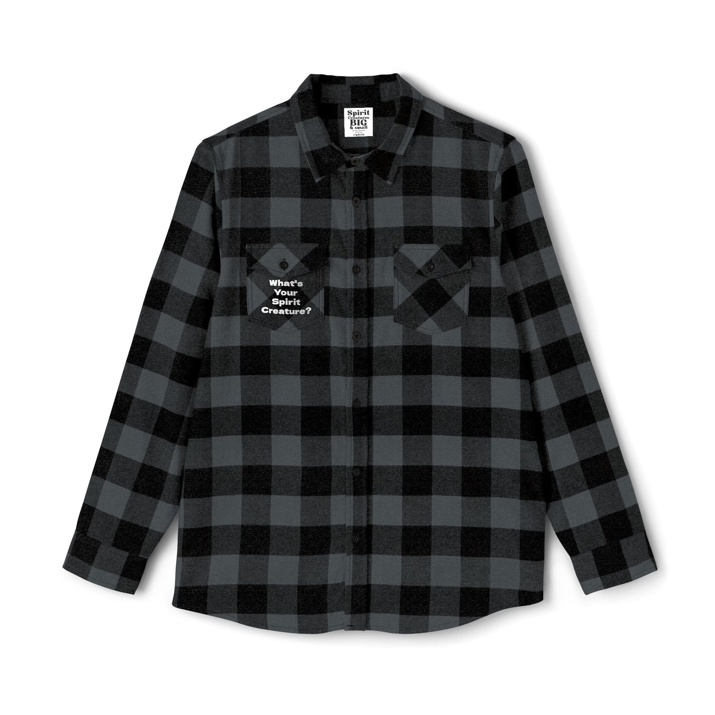 “What’s Your Spirit Creature” Flannel Shirt