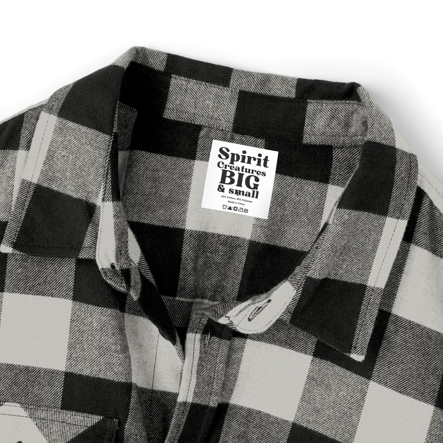 “What’s Your Spirit Creature” Flannel Shirt
