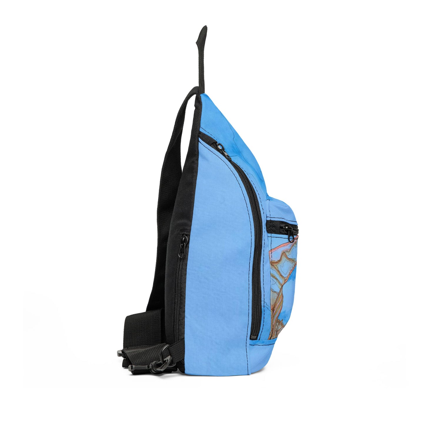Sky Arch Pattern Sling Bag — Nature Trail/Urban Street Art Crossbody Pack