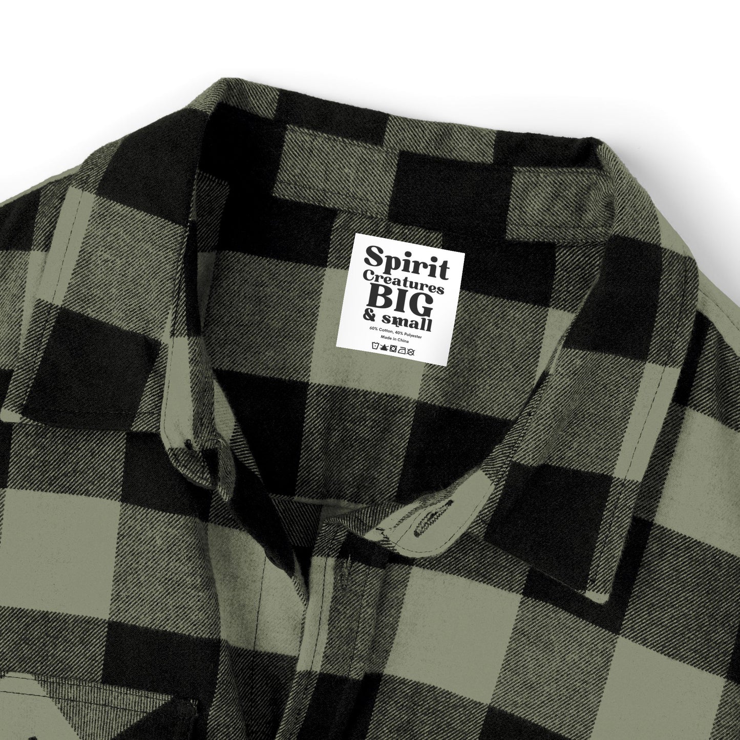 “What’s Your Spirit Creature” Flannel Shirt