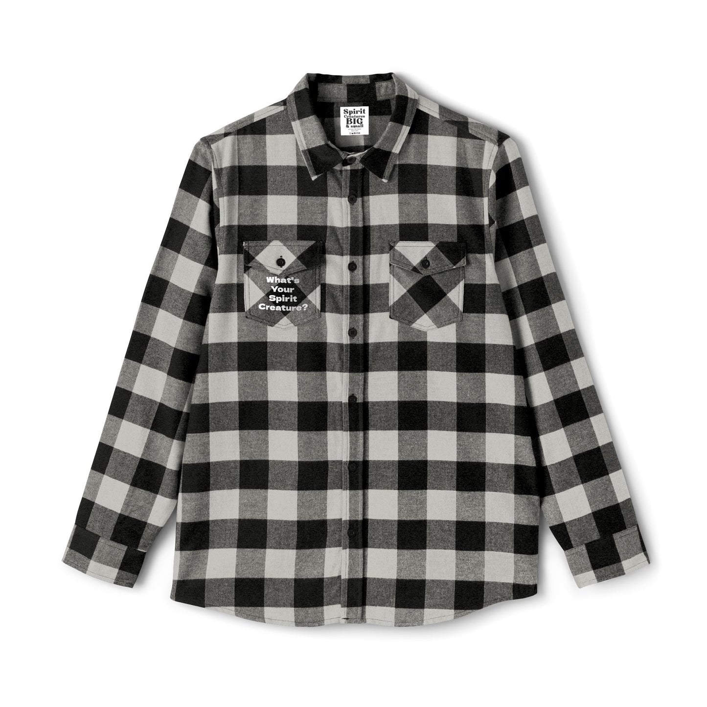 “What’s Your Spirit Creature” Flannel Shirt