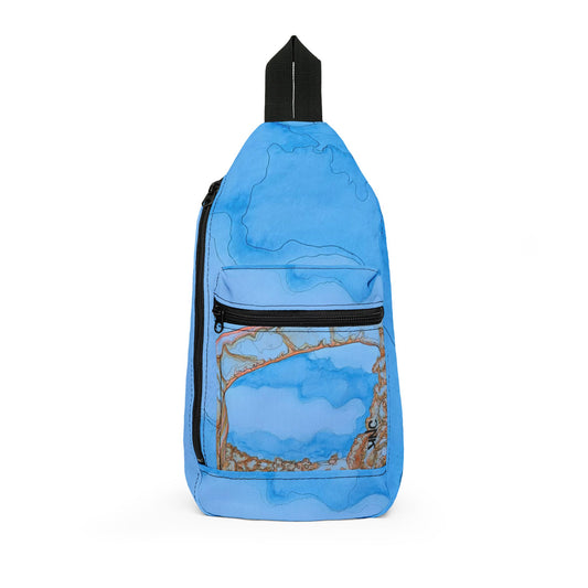 Sky Arch Pattern Sling Bag — Nature Trail/Urban Street Art Crossbody Pack