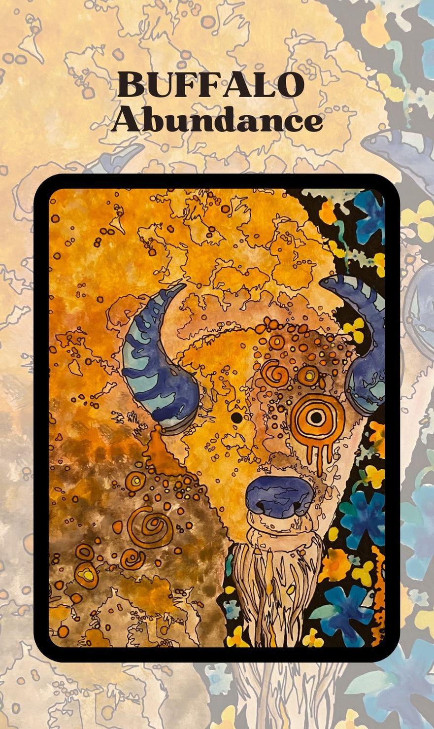 Spirit Creatures BIG & small Medicine Cards CANVAS BOOKMARKS
