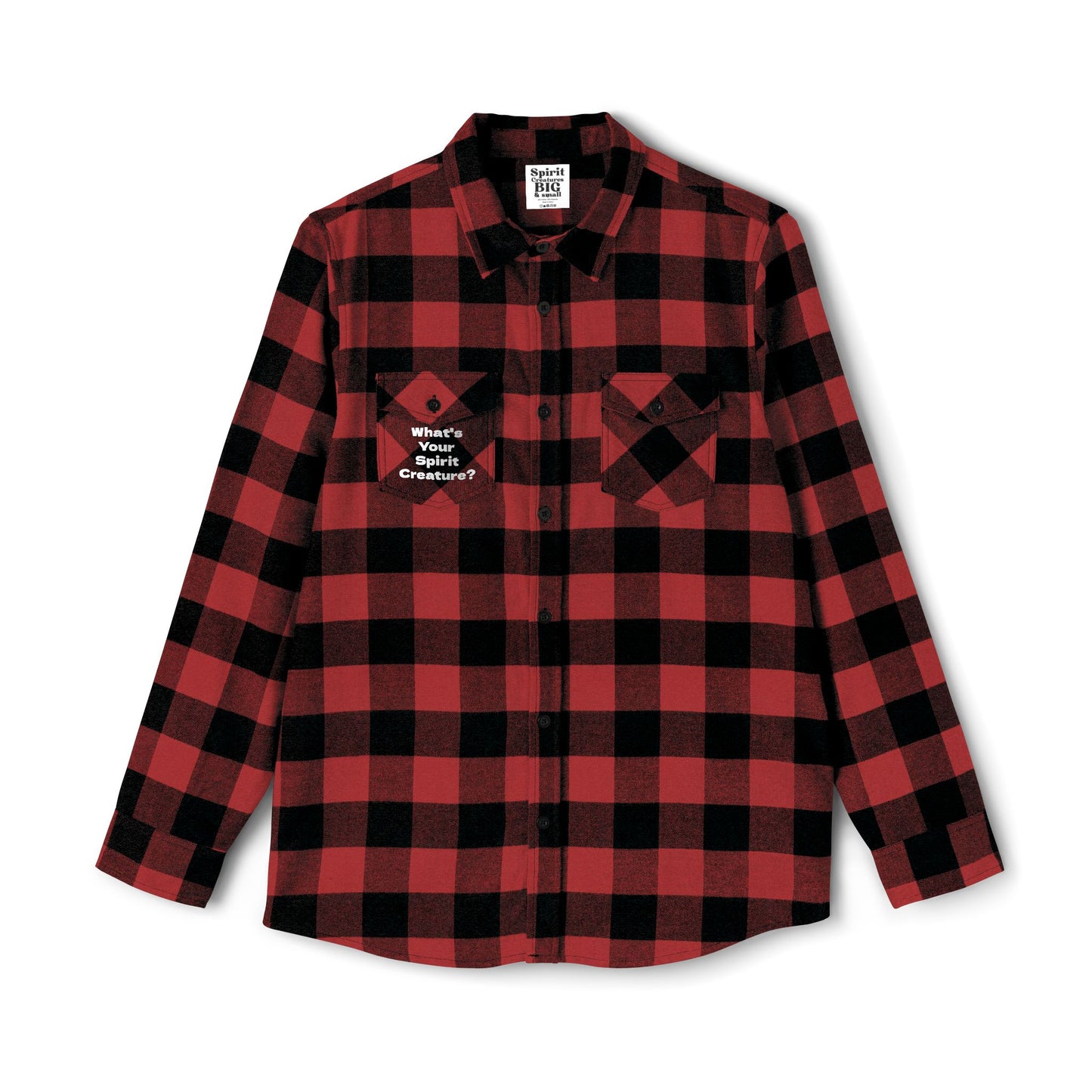 “What’s Your Spirit Creature” Flannel Shirt