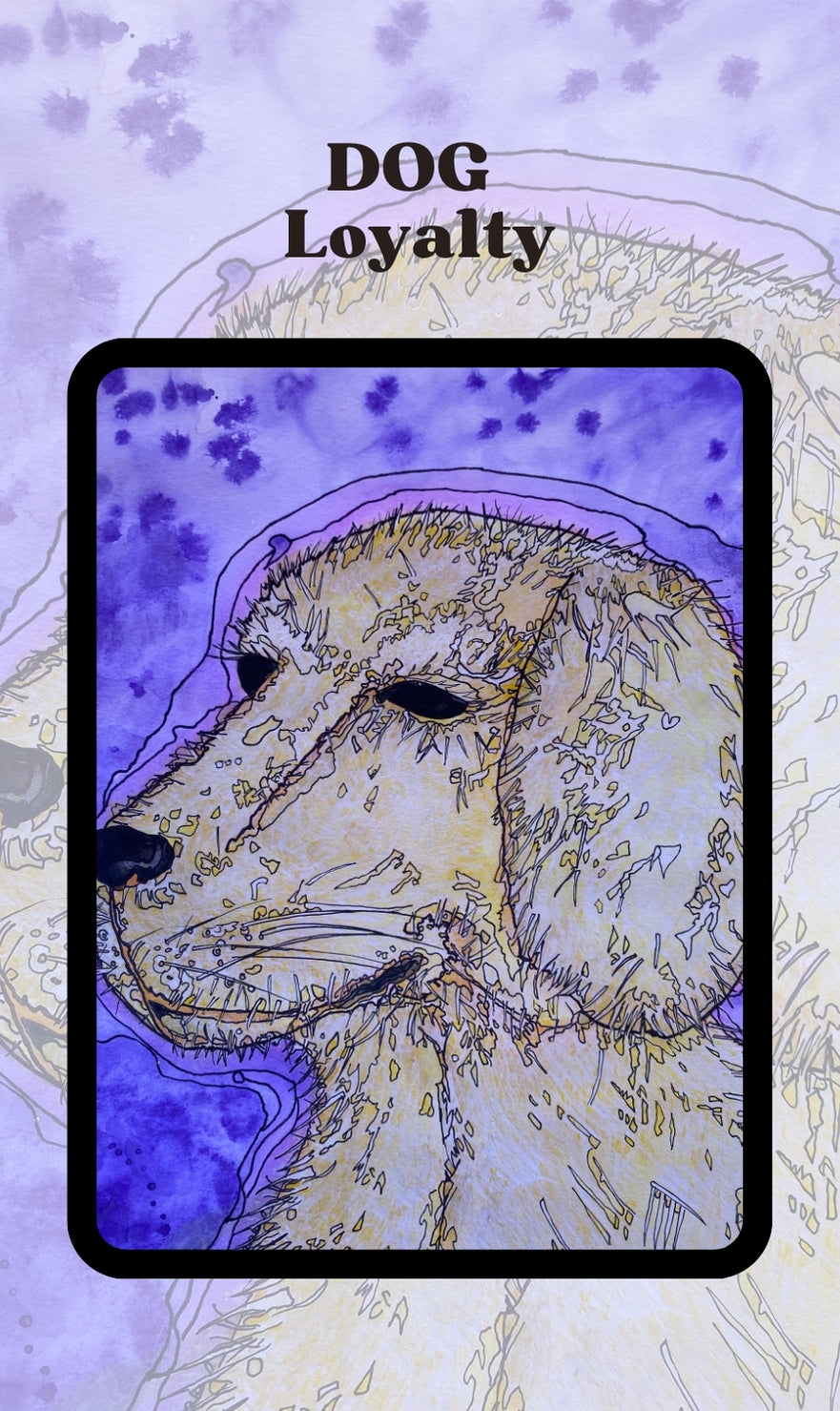 Spirit Creatures BIG & small Medicine Cards CANVAS BOOKMARKS