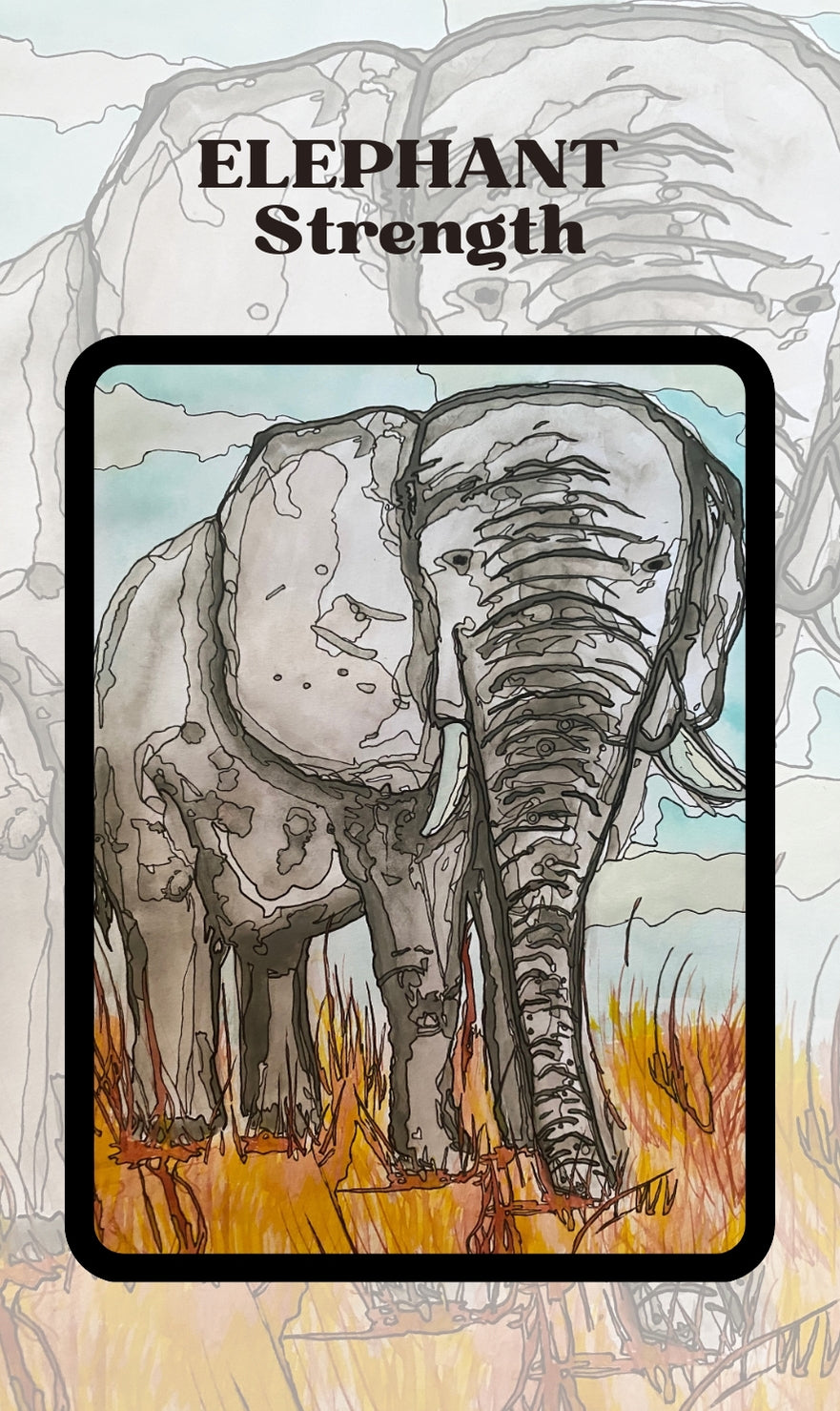 Spirit Creatures BIG & small Medicine Cards CANVAS BOOKMARKS