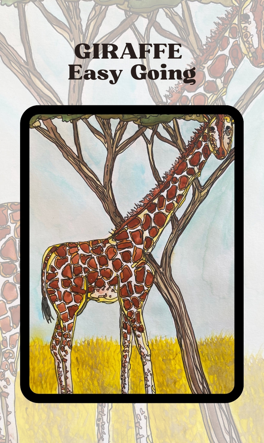 Spirit Creatures BIG & small Medicine Cards CANVAS BOOKMARKS
