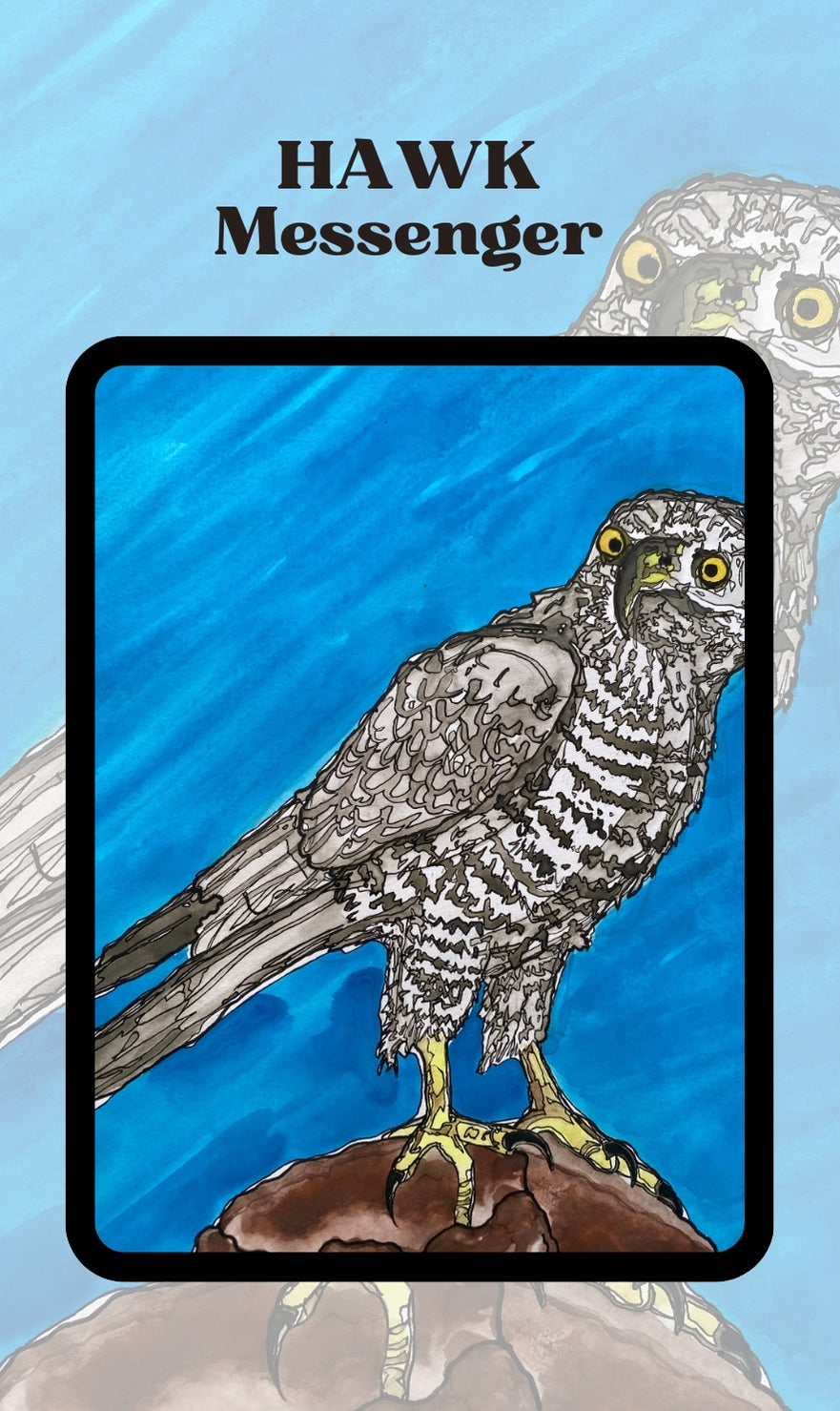 Spirit Creatures BIG & small Medicine Cards CANVAS BOOKMARKS