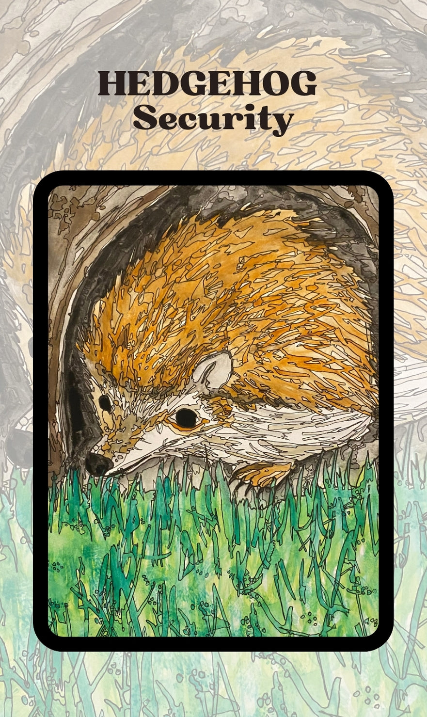 Spirit Creatures BIG & small Medicine Cards CANVAS BOOKMARKS