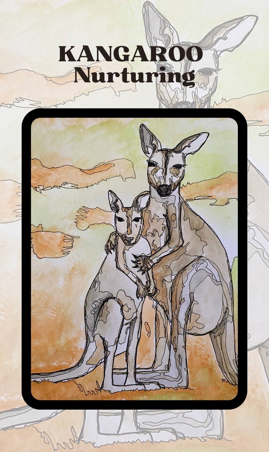 Spirit Creatures BIG & small Medicine Cards CANVAS BOOKMARKS
