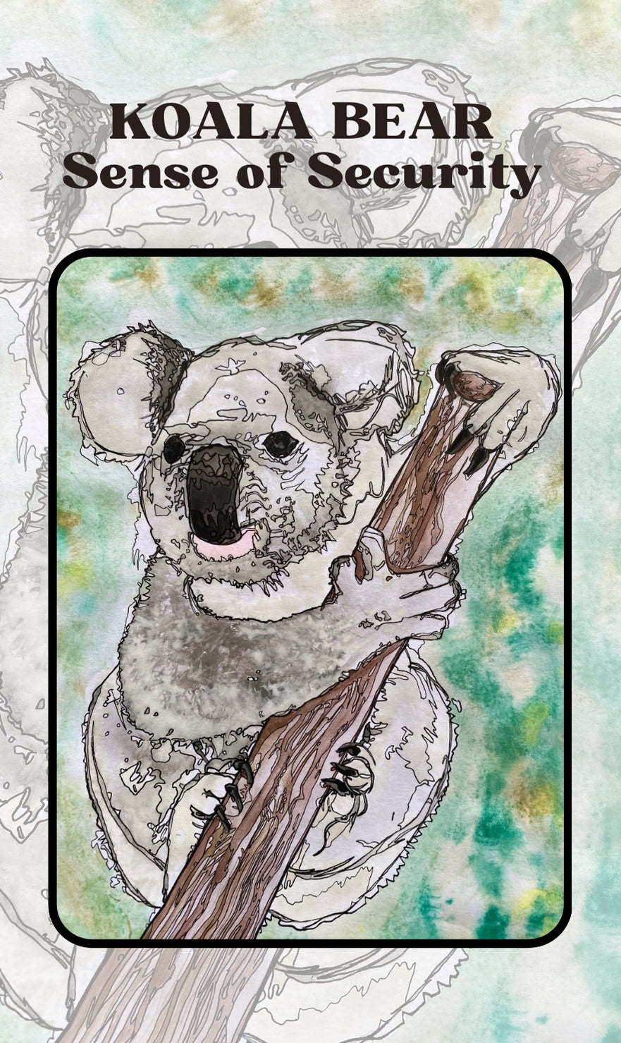 Spirit Creatures BIG & small Medicine Cards CANVAS BOOKMARKS