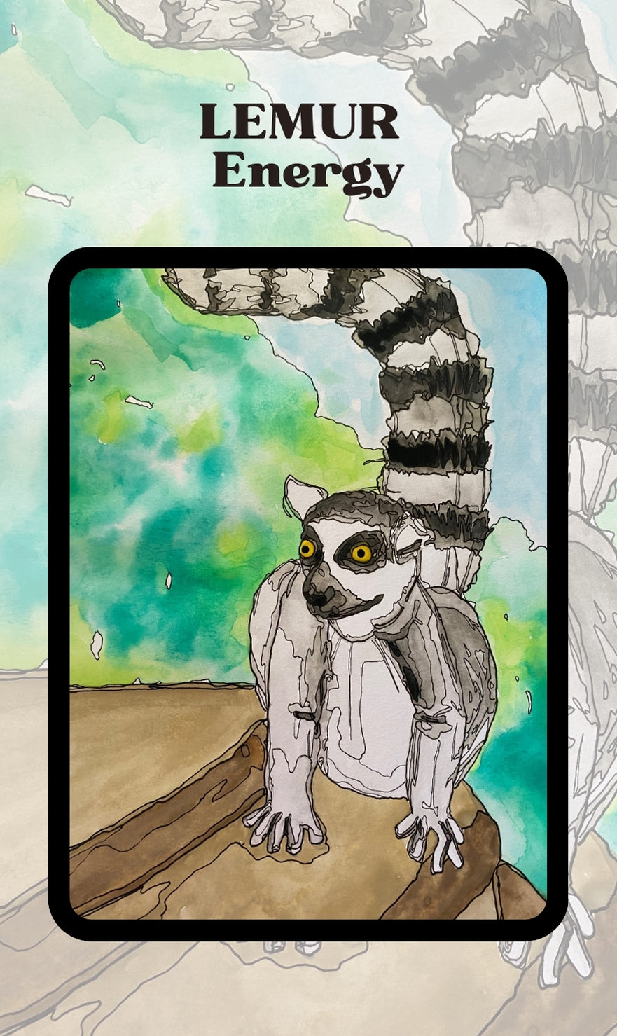 Spirit Creatures BIG & small Medicine Cards CANVAS BOOKMARKS