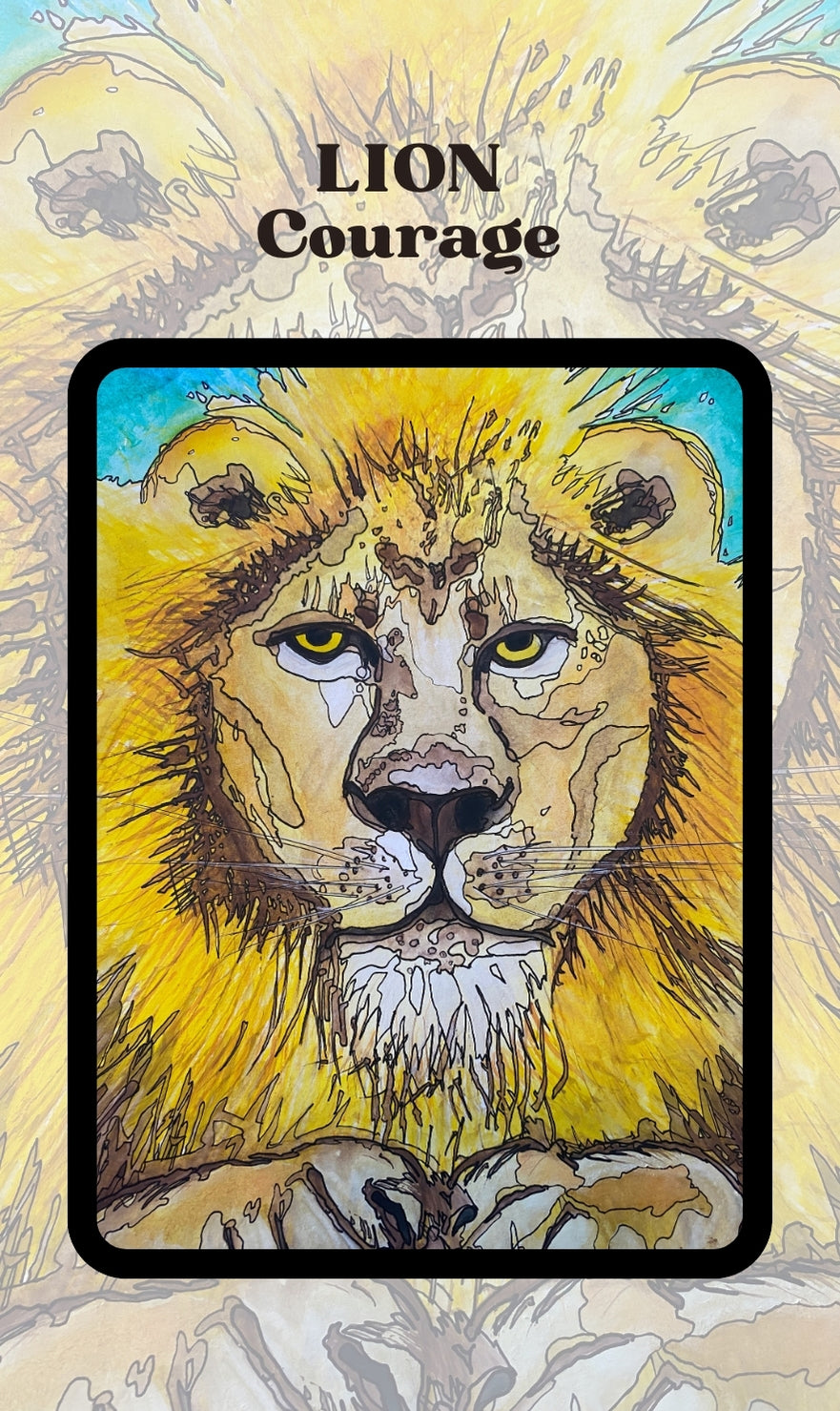 Spirit Creatures BIG & small Medicine Cards CANVAS BOOKMARKS