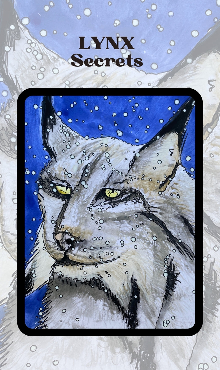 Spirit Creatures BIG & small Medicine Cards CANVAS BOOKMARKS