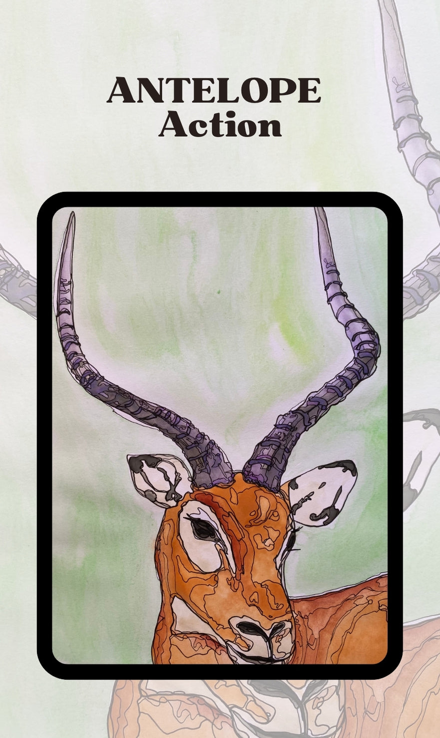 Spirit Creatures BIG & small Medicine Cards CANVAS BOOKMARKS