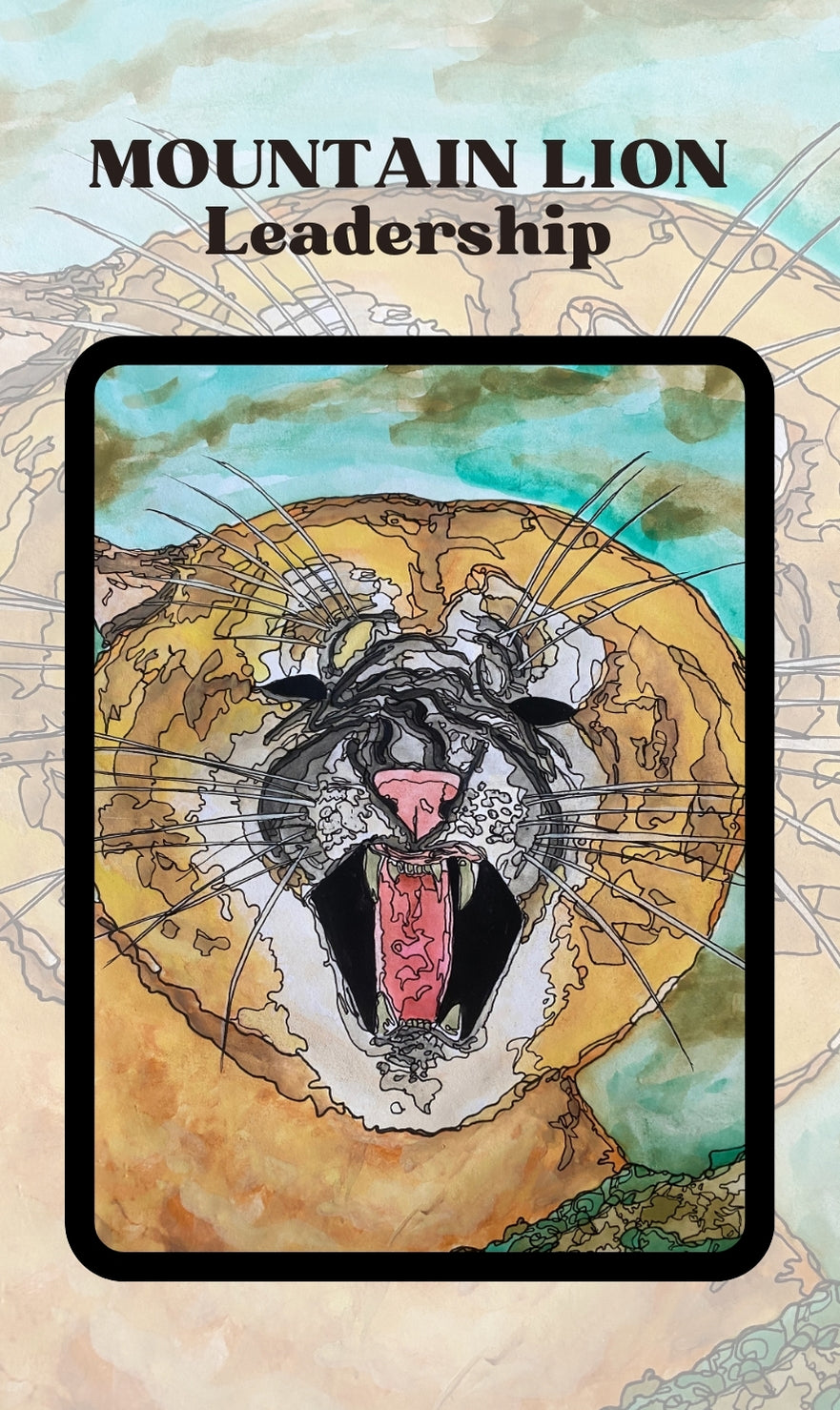 Spirit Creatures BIG & small Medicine Cards CANVAS BOOKMARKS