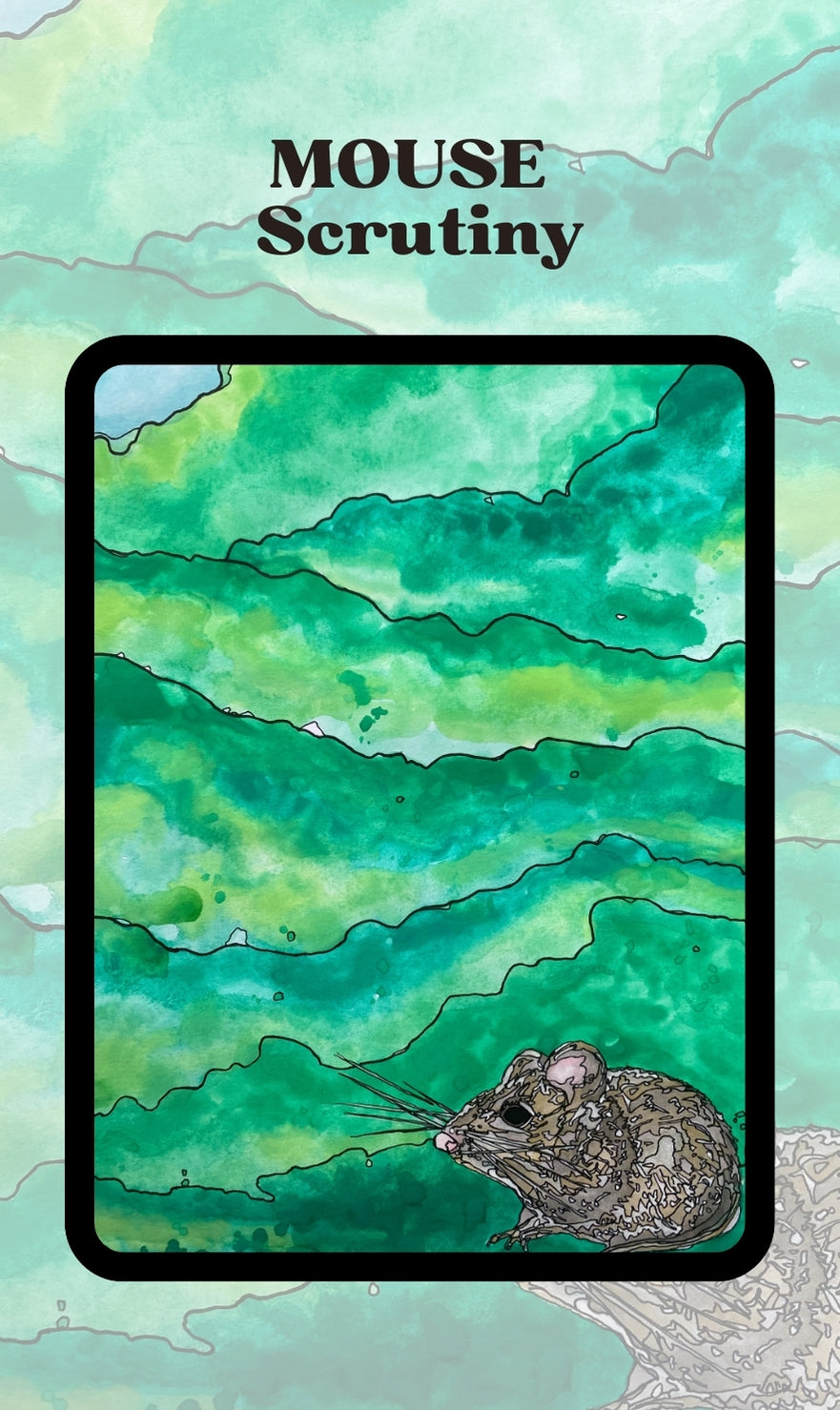 Spirit Creatures BIG & small Medicine Cards CANVAS BOOKMARKS