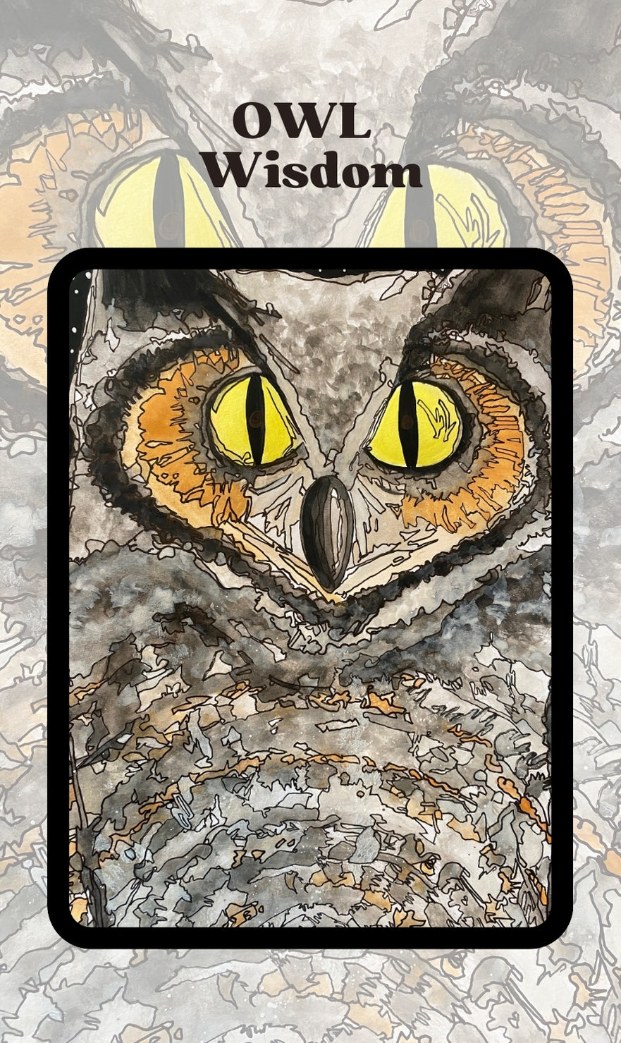 Spirit Creatures BIG & small Medicine Cards CANVAS BOOKMARKS