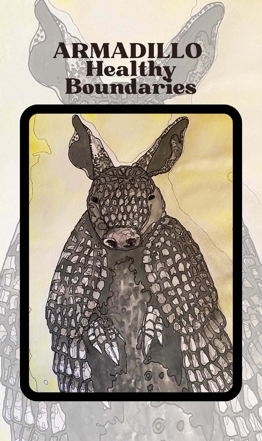 Spirit Creatures BIG & small Medicine Cards CANVAS BOOKMARKS