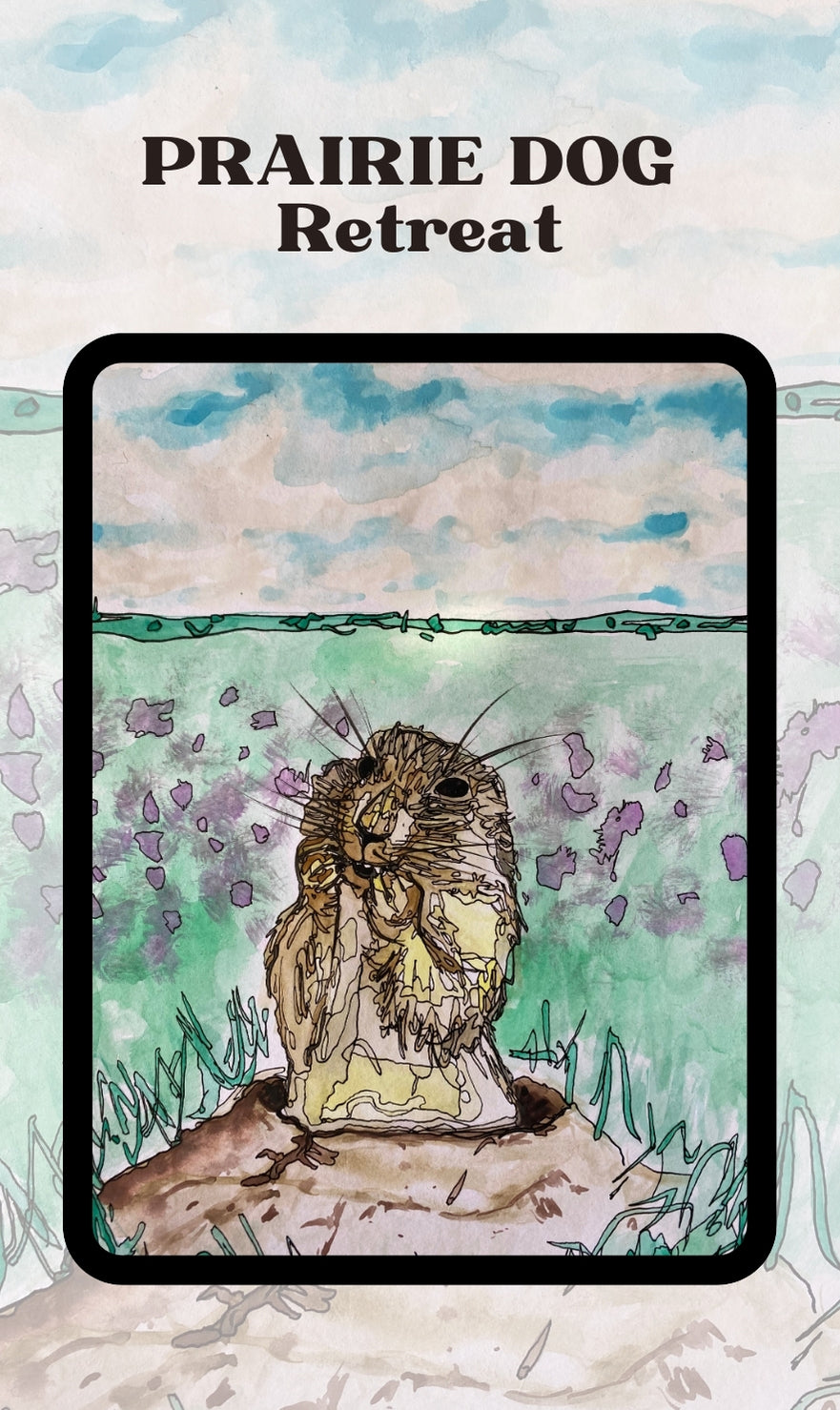 Spirit Creatures BIG & small Medicine Cards CANVAS BOOKMARKS