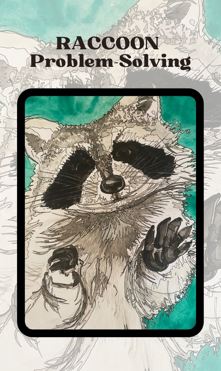 Spirit Creatures BIG & small Medicine Cards CANVAS BOOKMARKS