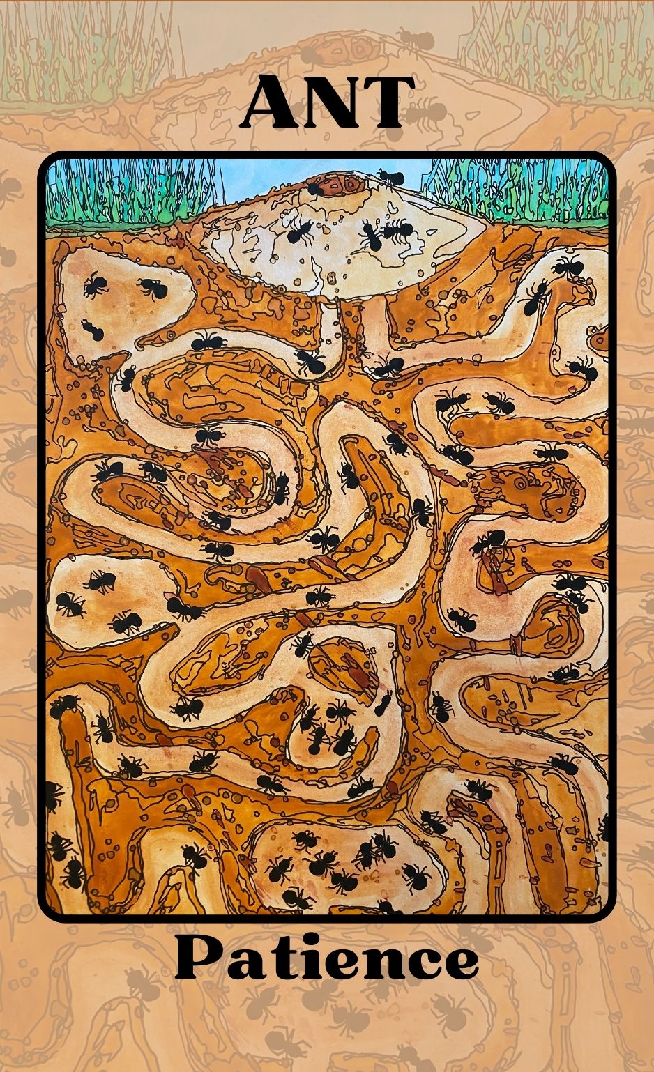 Spirit Creatures BIG & small Medicine Cards CANVAS BOOKMARKS