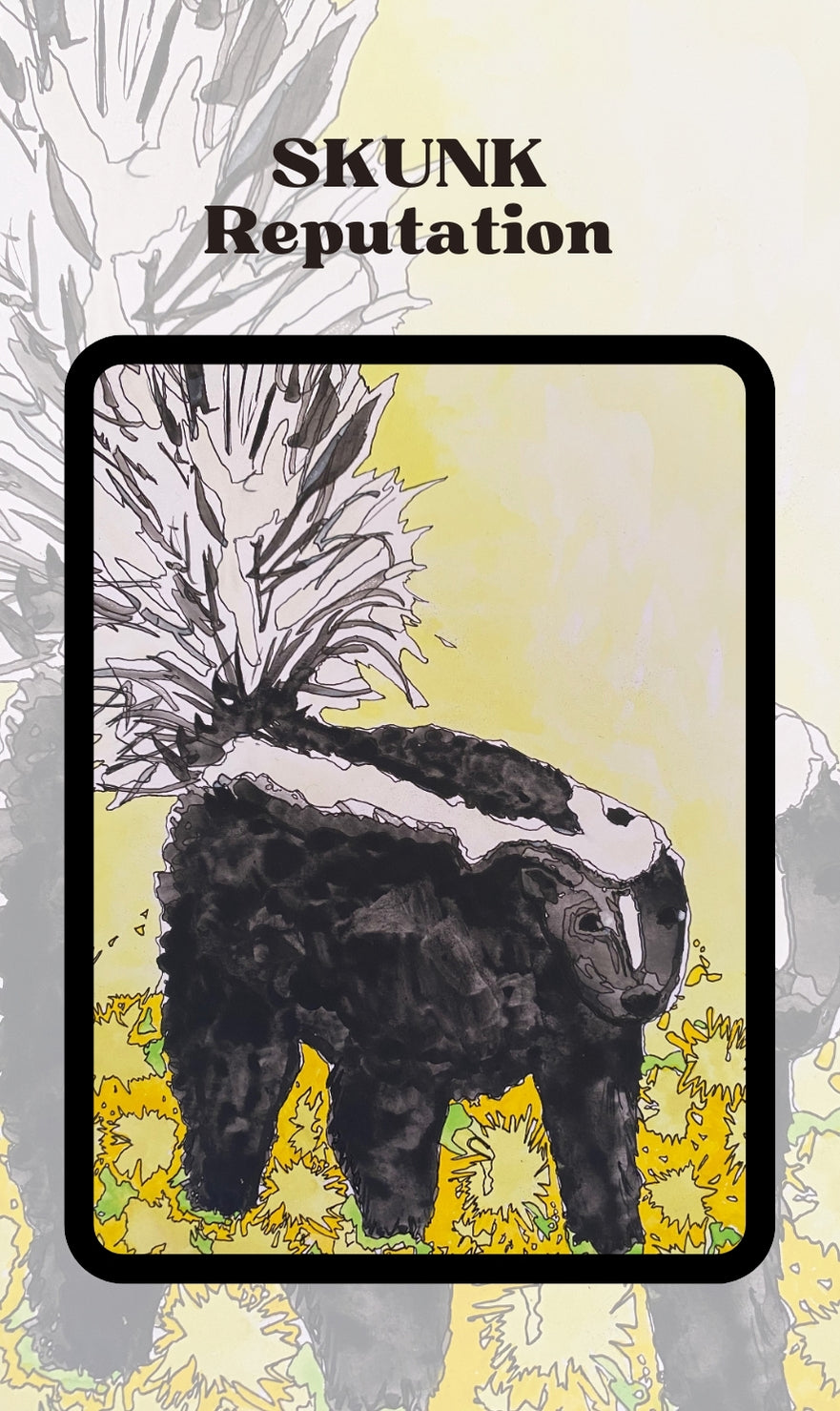 Spirit Creatures BIG & small Medicine Cards CANVAS BOOKMARKS