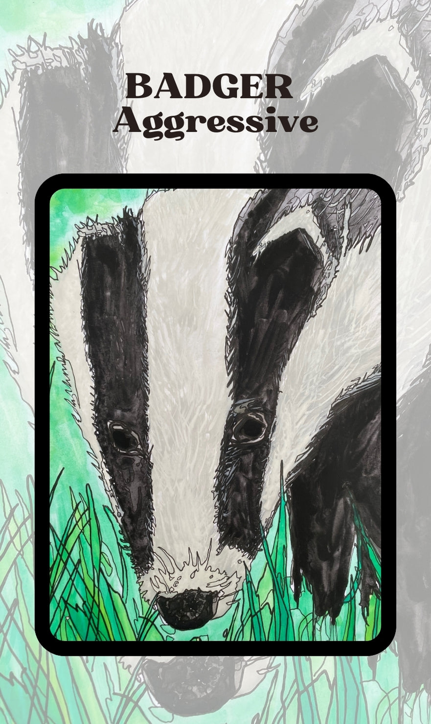 Spirit Creatures BIG & small Medicine Cards CANVAS BOOKMARKS