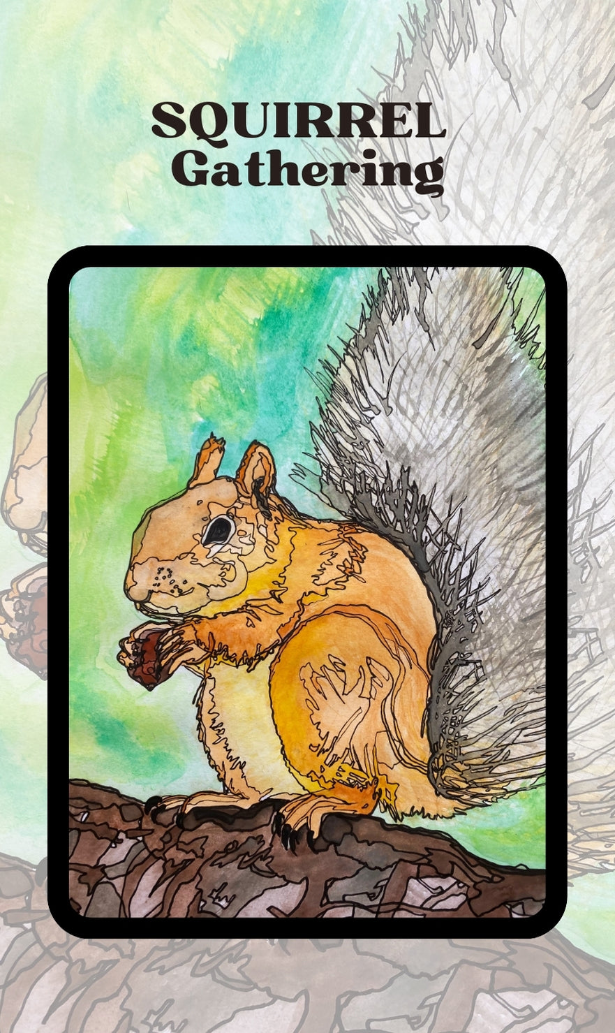 Spirit Creatures BIG & small Medicine Cards CANVAS BOOKMARKS