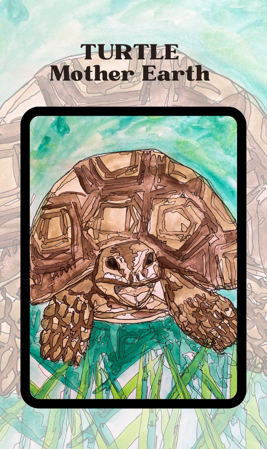 Spirit Creatures BIG & small Medicine Cards CANVAS BOOKMARKS