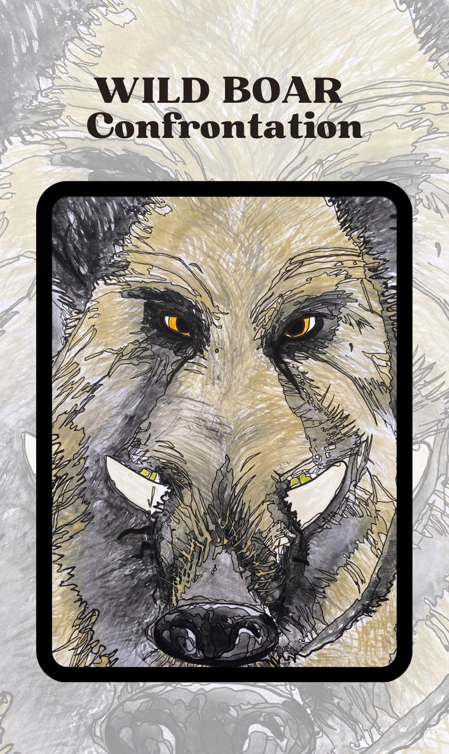 Spirit Creatures BIG & small Medicine Cards CANVAS BOOKMARKS