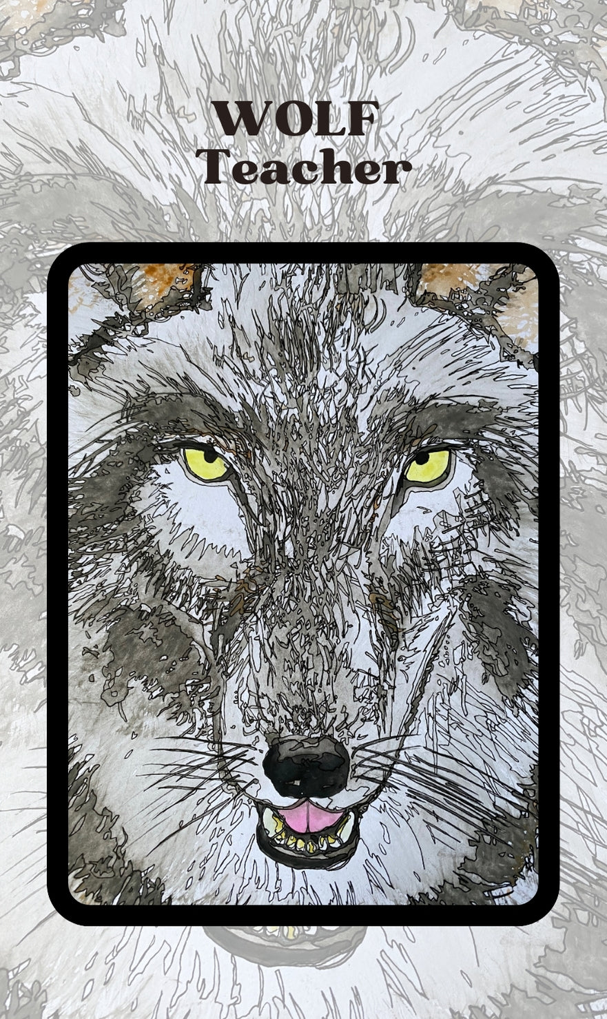 Spirit Creatures BIG & small Medicine Cards CANVAS BOOKMARKS