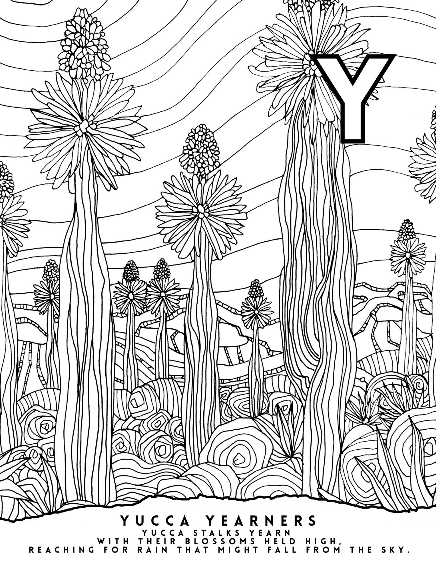 A-Z A Canyon Journey in Rhyme Coloring Book