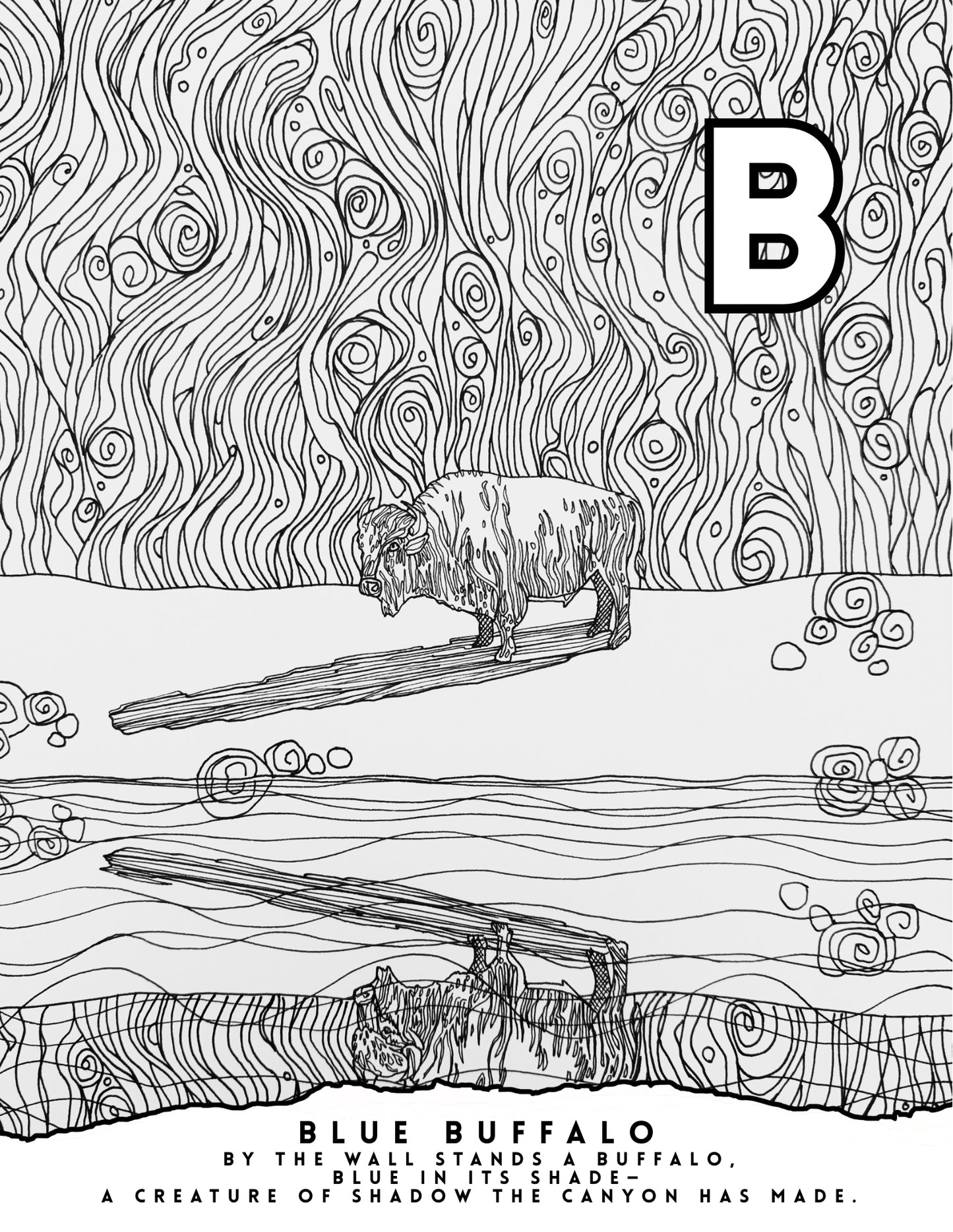 A-Z A Canyon Journey in Rhyme Coloring Book