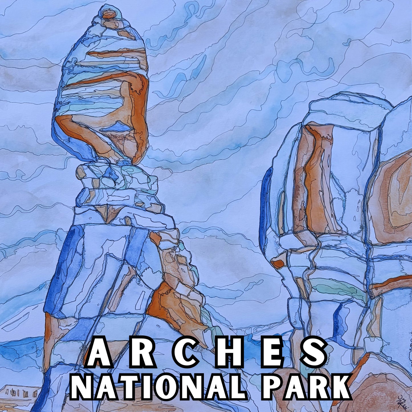 4x4 NATIONAL Parks/Monuments STICKERS