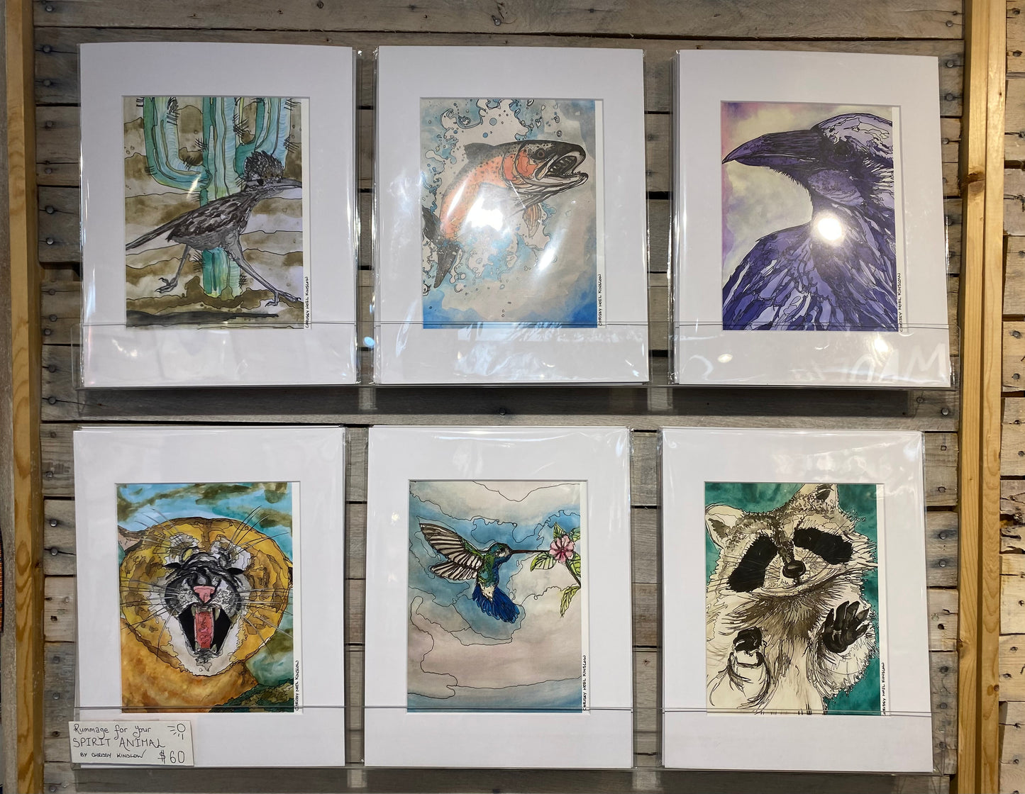 Spirit Creatures BIG & small Medicine Cards 14x11 PRINTS